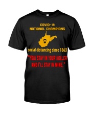 Nation Champions Social Distancing Classic T-Shirt front