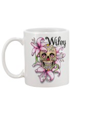 Sugar skull hubby and wifey mugs Mug back