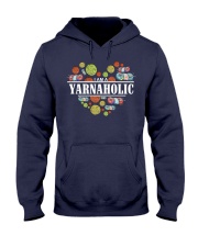I Am A Yarnaholic Hooded Sweatshirt front
