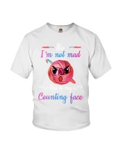 I'm Not Mad This Is My Counting Face 2 Youth T-Shirt tile