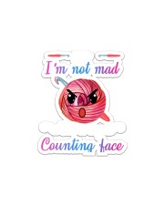 I'm Not Mad This Is My Counting Face 2 Sticker tile