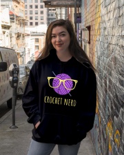 Crochet Nerd Hooded Sweatshirt lifestyle-unisex-hoodie-front-1