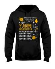 The Weather Is Frightful This Yarn Is Delightful Hooded Sweatshirt front