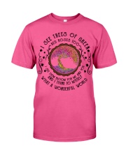 I see trees of Green Hippie Earth Lover Classic T-Shirt front