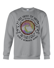 I see trees of Green Hippie Earth Lover Crewneck Sweatshirt tile