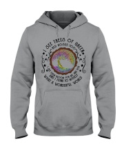 I see trees of Green Hippie Earth Lover Hooded Sweatshirt tile