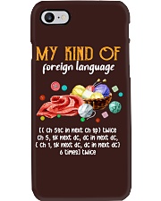 My Kind of Foreign Language Crochet Phone Case tile