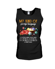My Kind of Foreign Language Crochet Unisex Tank tile