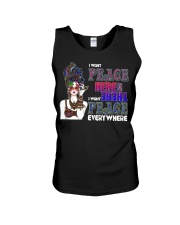 Peace Here and There Hippie Hooded Sweatshirt Unisex Tank tile