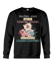 Questions Asked While Counting Stitches Crochet Crewneck Sweatshirt tile