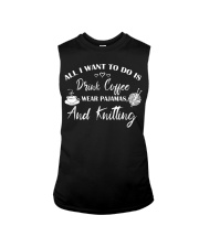 All I Want Drink Tea Wear Pajamas and Knit Sleeveless Tee tile