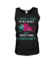 I Stitch My Heart Into Everything I Crochet Unisex Tank tile