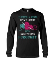 I Stitch My Heart Into Everything I Crochet Long Sleeve Tee tile