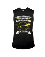 Airplane T-Shirt - Pilot T-Shirt Sleeveless Tee thumbnail
