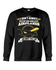 Airplane T-Shirt - Pilot T-Shirt Crewneck Sweatshirt thumbnail