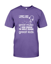 I Don't Just Help Kids Make Great Music I Use Musi Premium Fit Mens Tee thumbnail