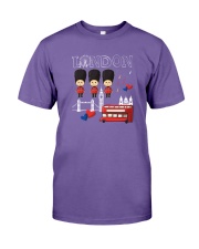 London England Vacation Red White Blue Union Jack Premium Fit Mens Tee thumbnail