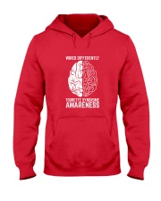 Wired Differently Tourette Syndrome Awareness T-Sh Hooded Sweatshirt thumbnail