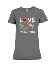 Preschool Teacher Love Preschool T-Shirt Premium Fit Ladies Tee thumbnail