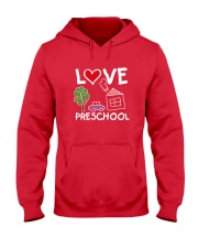 Preschool Teacher Love Preschool T-Shirt Hooded Sweatshirt thumbnail