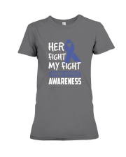 Juvenile Arthritis Awareness Her Fight My Fight Premium Fit Ladies Tee thumbnail