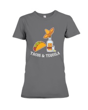 Tacos And Tequila T-Shirt Premium Fit Ladies Tee thumbnail