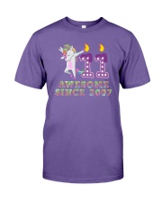 Unicorn Dabbing Awesome Since 2007 - 11th Birthday Premium Fit Mens Tee thumbnail