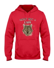 WOLF NOT A LADY T-Shirt Hooded Sweatshirt thumbnail