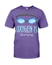 Oxygen is Overrated Funny Swimming Swim Team Gift Premium Fit Mens Tee thumbnail