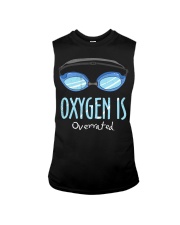 Oxygen is Overrated Funny Swimming Swim Team Gift Sleeveless Tee thumbnail