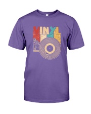 Retro Distressed Vinyl Record Turntable T-Shirt Premium Fit Mens Tee thumbnail