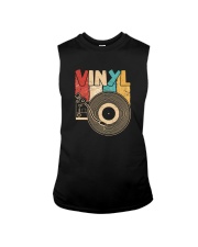 Retro Distressed Vinyl Record Turntable T-Shirt Sleeveless Tee thumbnail