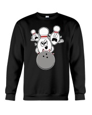 Bowling Pins Knocked Down Strike Scared Nut Crewneck Sweatshirt thumbnail