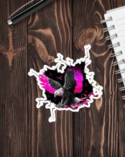 Eagle Breast Cancer Crack Sticker - Single (Vertical) aos-sticker-single-vertical-lifestyle-front-05
