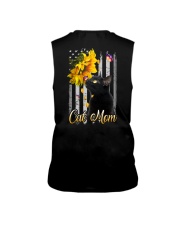 Black Cat Mom Flag 2 Sides Sleeveless Tee tile