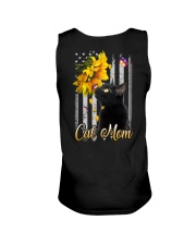 Black Cat Mom Flag 2 Sides Unisex Tank tile