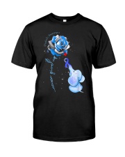 Diabetes Rose - Never Give Up Classic T-Shirt front
