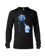 Diabetes Rose - Never Give Up Long Sleeve Tee tile