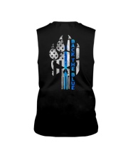 Skull - Back The Blue Sleeveless Tee tile