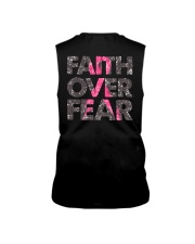 Breast Cancer - Faith Over Fear 2 Sides Sleeveless Tee tile