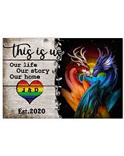 LGBT - Dragon This is Us Poster 17x11 Poster front