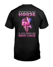 Horse Healthy Breast Cancer 2 Sides Premium Fit Mens Tee tile