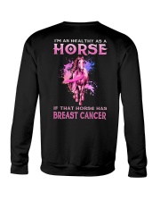 Horse Healthy Breast Cancer 2 Sides Crewneck Sweatshirt tile