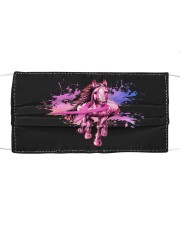 Horse Healthy Breast Cancer 2 Sides Mask tile