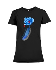 Diabetes Feather Premium Fit Ladies Tee tile