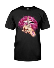 Breast Cancer Messed With The Wrong Girl 2 Sides Premium Fit Mens Tee tile