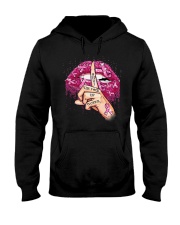 Breast Cancer Messed With The Wrong Girl 2 Sides Hooded Sweatshirt tile