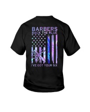 Barber Back The Blue 2 sides Youth T-Shirt tile