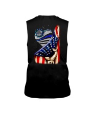 Back The Blue Flag 2 Sides Sleeveless Tee tile