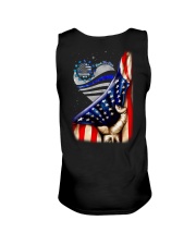 Back The Blue Flag 2 Sides Unisex Tank tile